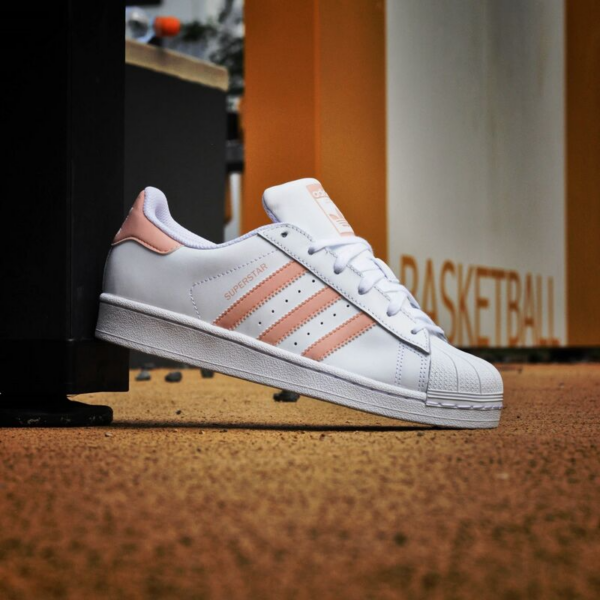 Giày Adidas SuperStar J 'White Pink' EE7820 - Ảnh 5