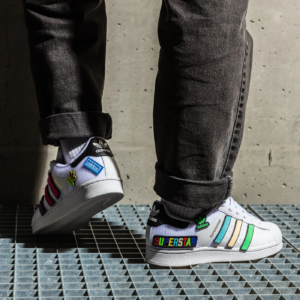 Giay Adidas Superstar Junior 'Multicolor' Q47342