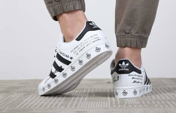 Giày Adidas Superstar 'Sharpie Pack Graffiti White Black' GV9804 - Ảnh 4