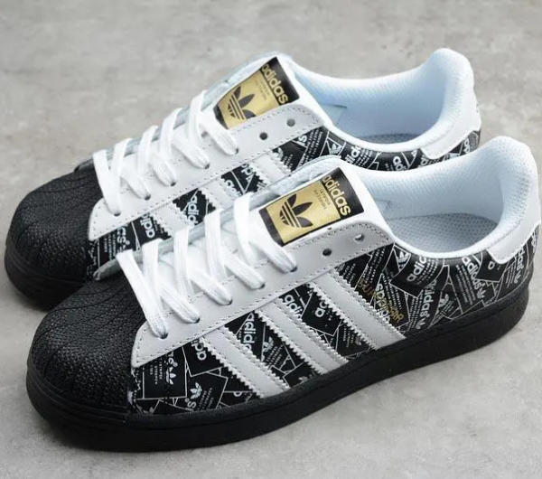 Giày Adidas Superstar 'All Over Print Black' FV2820 - Ảnh 5