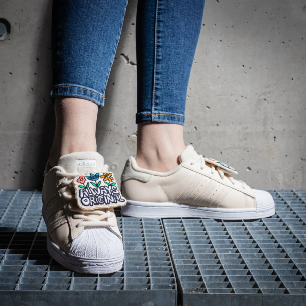 Giày Adidas Superstar 'Wonder White' GW0592 - Ảnh 2