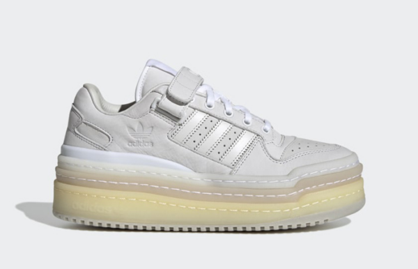 Giày Adidas Wmns Triple Platforum Low 'Crystal White' GZ8644 - Ảnh 4