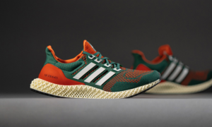 Giay Adidas Ultra 4D 'Miami Hurricanes' Q46439
