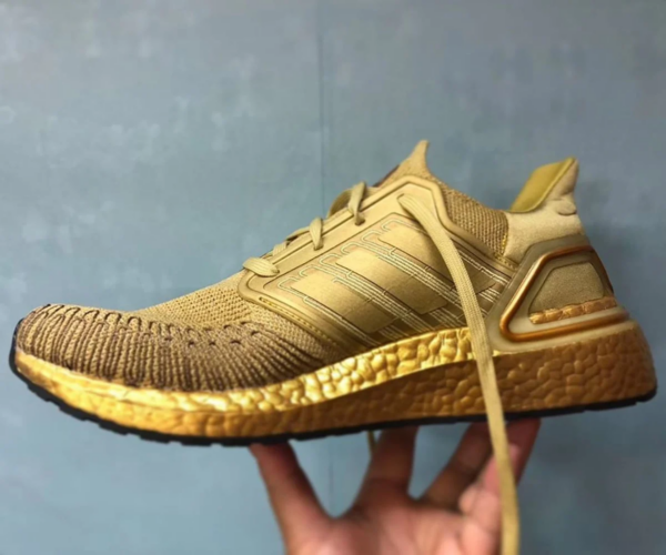 Giày Adidas UltraBoost 20 'Gold Metallic' EG1343 - Ảnh 5