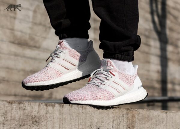 Giày Adidas UltraBoost 4.0 'White & Scarlet Red' BB6169 - Ảnh 4