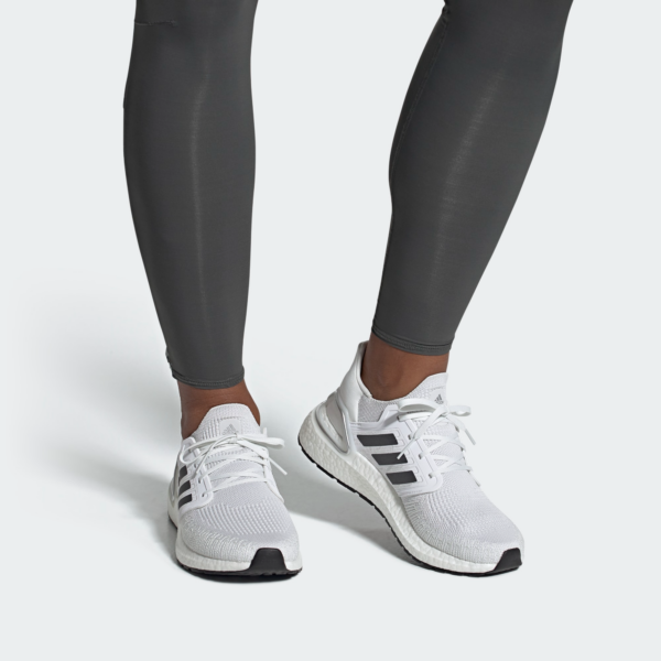Giày Adidas UltraBoost 20 'Cloud White Night Metallic Dash Grey' EG0783 - Ảnh 5