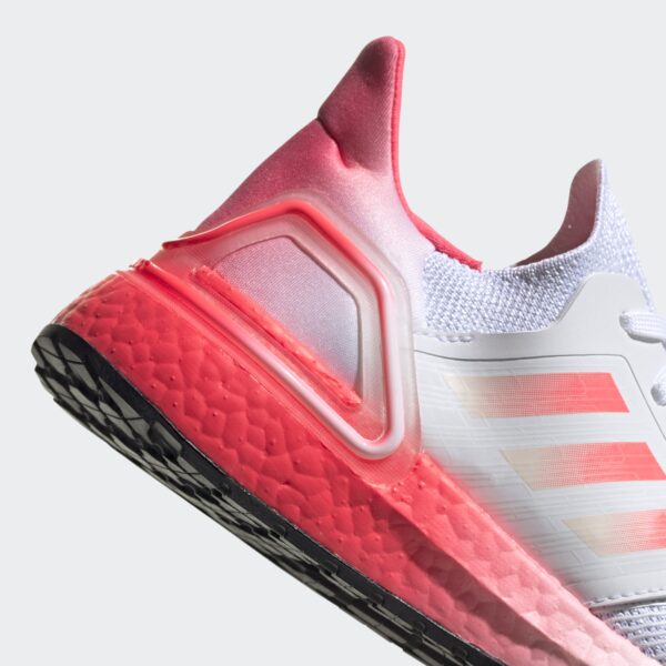 Giày Adidas UltraBoost 20 J 'White Signal Pink' FX0456 - Ảnh 5
