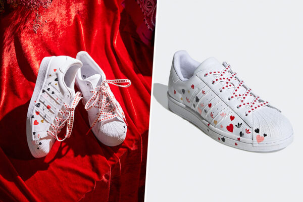 Giày Adidas Superstar Valentines Day 2020 'Splash Heart' FV3289 - Ảnh 6