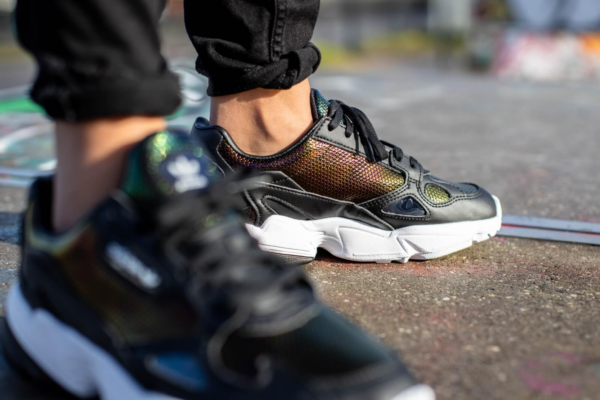 Giày Adidas Wmns Falcon 'Core Black Mystery Ruby' EF5517 - Ảnh 6