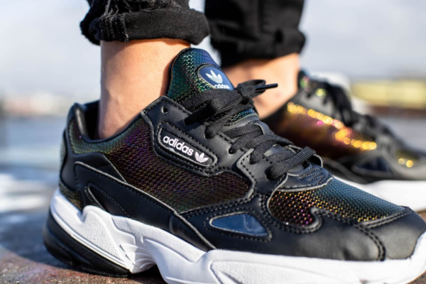 Giày Adidas Wmns Falcon 'Core Black Mystery Ruby' EF5517 - Ảnh 7