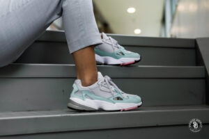 Alternative view of Giày Adidas Originals Falcon 'Watermelon Grey Easy Green' B28127