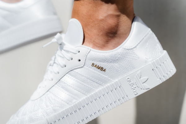 Giày Adidas Women's Sambarose 'White Gold Metallic' EG5158 - Ảnh 5