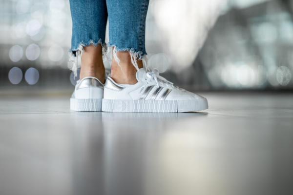 Giày Adidas Wmns Sambarose 'Cloud White Silver' EE9017 - Ảnh 7