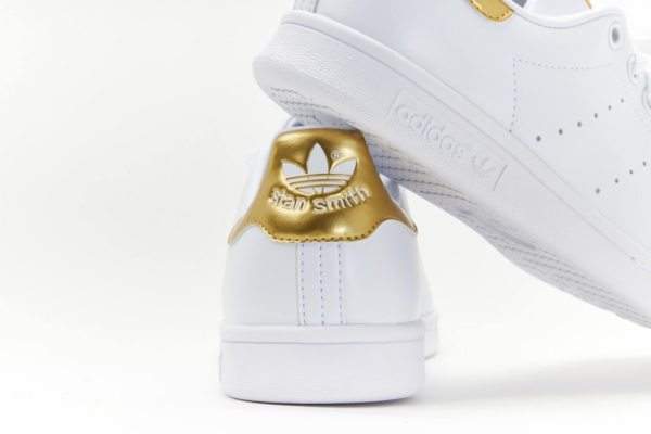 Giày Adidas Wmns Stan Smith 'White Gold Metallic' G58184 - Ảnh 7