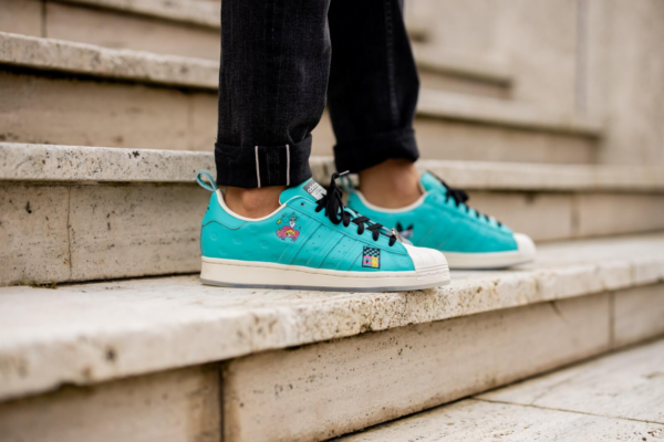 Giày Adidas Arizona x Superstar 'Have an Iced Day Teal White' GZ2871 - Ảnh 4