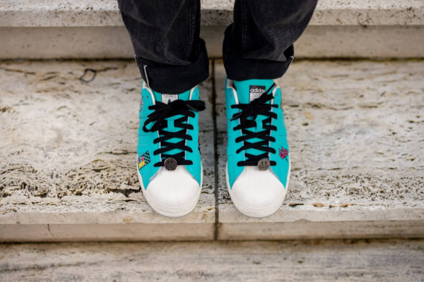 Giày Adidas Arizona x Superstar 'Have an Iced Day Teal White' GZ2871 - Ảnh 3