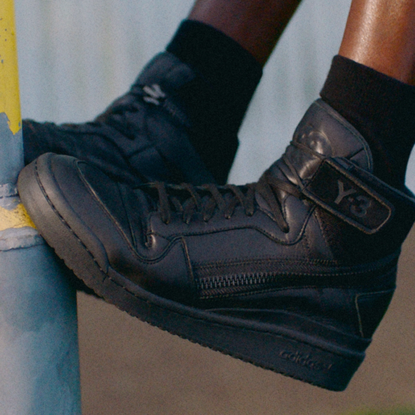 Giày Adidas Y-3 Forum Hi OG 'Triple Black' GZ8795 - Ảnh 3