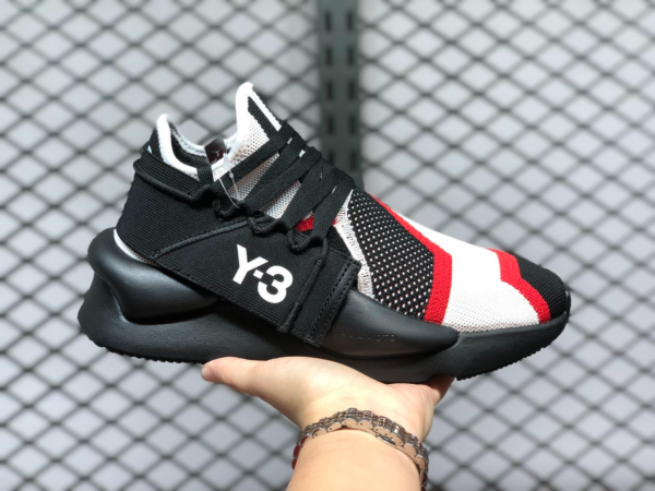 Giày Adidas Y-3 Kaiwa 'Black White Red' EF2629 - Ảnh 9