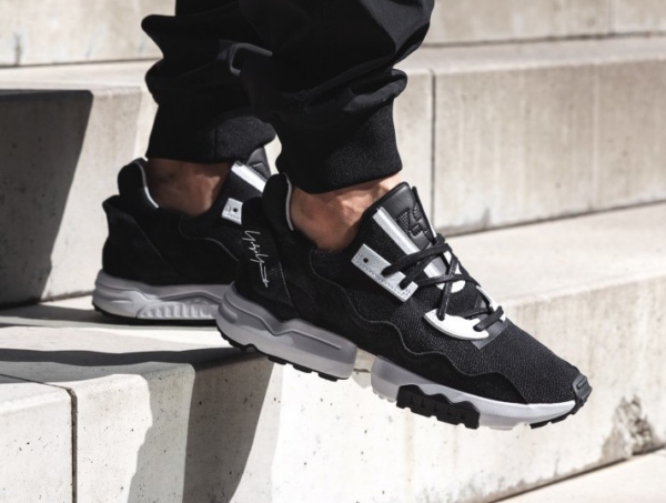 Giày Adidas Y-3 ZX Torsion 'Black' EF2624 - Ảnh 2