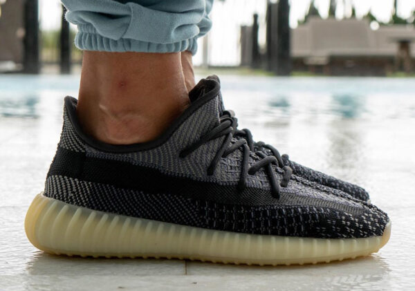 Giày Adidas Yeezy Boost 350 V2 'Carbon' FZ5000 - Ảnh 4
