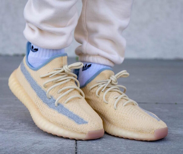 Giày Adidas Yeezy Boost 350 V2 'Linen' FY5158 - Ảnh 4