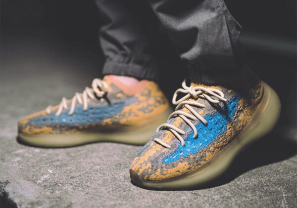 Giày Adidas Yeezy Boost 380 'Blue Oat Non-Reflective' Q47306 - Ảnh 4