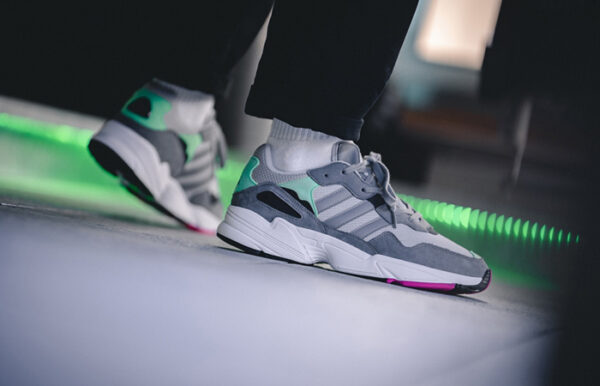 Giày Adidas Yung 96 J 'Grey Shock Pink' DB2802 - Ảnh 3