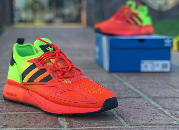 Giày Adidas ZX 2K Boost Solar Yellow Red FW0482 - Ảnh 7