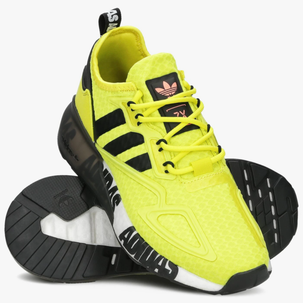 Giày Adidas ZX 2K Boost J 'Bold Logo Graphic Acid Yellow' FY2638 - Ảnh 5