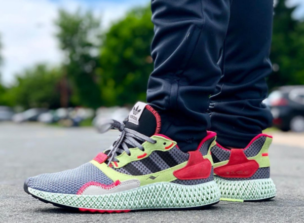Giày Adidas ZX 4000 Futurecraft 4D 'Grey Yellow' BD7927 - Ảnh 3