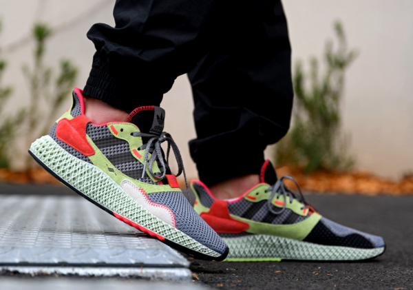 Giày Adidas ZX 4000 Futurecraft 4D 'Grey Yellow' BD7927 - Ảnh 4