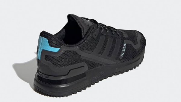 Giày Adidas ZX 750 HD 'Core Black Cyan' FV8488 - Ảnh 5