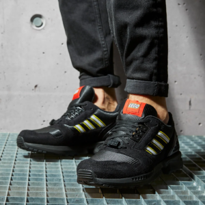 Alternative view of Giày Adidas LEGO x ZX 8000 'Color Pack Black' FY7085