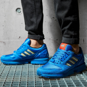 Alternative view of Giày Adidas LEGO x ZX 8000 'Color Pack Royal Blue' FY7083