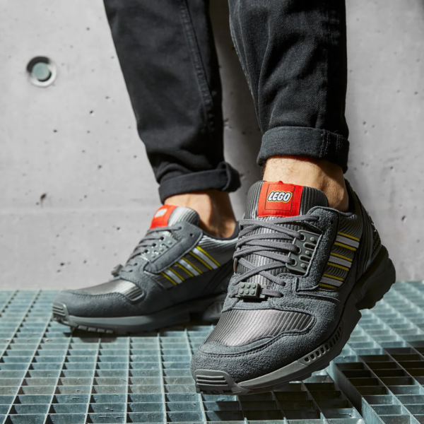 Giày Adidas LEGO x ZX 8000 'Color Pack Ash' FY7080 - Ảnh 2