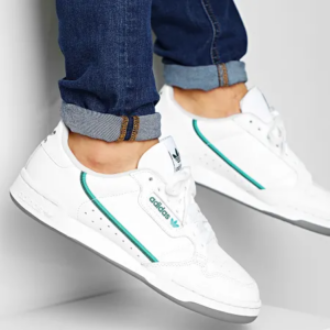 Alternative view of Giày Adidas Continental 80 White Green EF5990