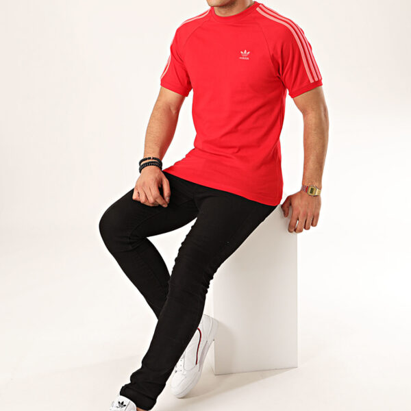 Áo Adidas 3 Stripes Tee Red ED5954 - Ảnh 5