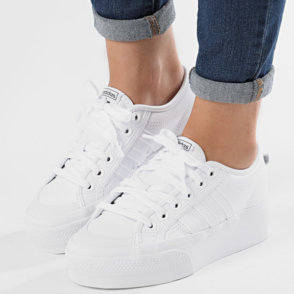 Giày Adidas Wmns Nizza Platform 'Cloud White' FW0265 - Ảnh 4