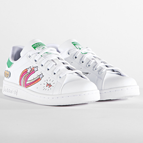 Giày Adidas Stan Smith J 'Girls Rule White' FX5976 - Ảnh 5