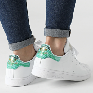 Giay Wmns Stan Smith 'Cloud White Green' H05055