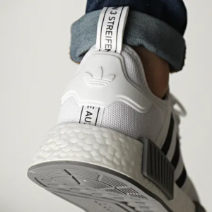 Giay Adidas NMD R1 Primeblue 'White Black Grey' GZ9261