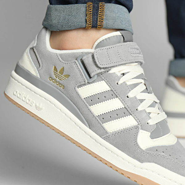 Giày Adidas Forum Low 'Charcoal Solid Grey Gum' FZ6253 - Ảnh 4