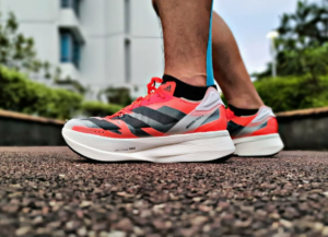 Alternative view of Giày Adidas Adizero Prime X 'White Solar Red' G54976