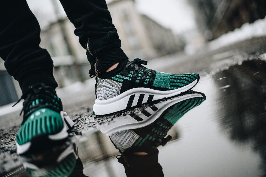 Giày Adidas Eqt Support Mid Adv Black Sub Green CQ2998 - Ảnh 2