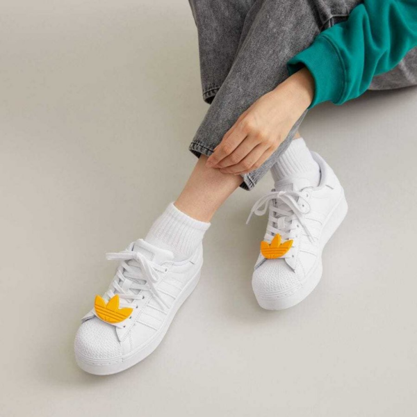 Giày Adidas Originals Superstar Bold 'White' H04027 - Ảnh 2