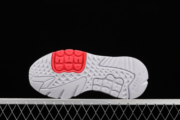 Giày Adidas Nite Jogger 2019 Boost Cloud White Red FV1310 - Ảnh 5