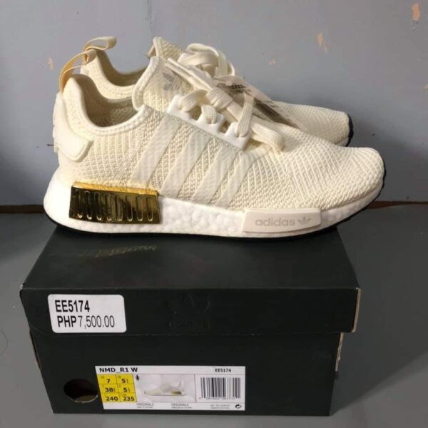 Giày Adidas Wmns NMD R1 'Off White Gold' EE5174 - Ảnh 2