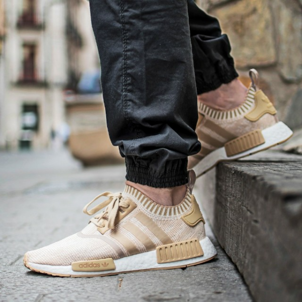 Giày Adidas NMD R1 Primeknit 'Linen Khaki' BY1912 - Ảnh 2