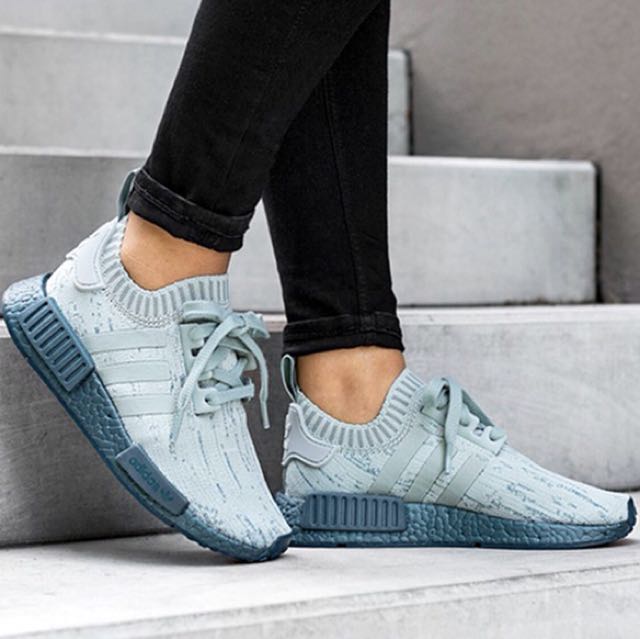 Giày Adidas NMD R1 Primeknit 'Sea Crystal' CG3601 - Ảnh 2