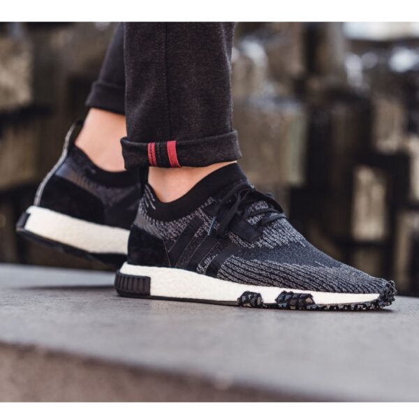 Giày Adidas NMD Racer Black Grey AQ0949 - Ảnh 2